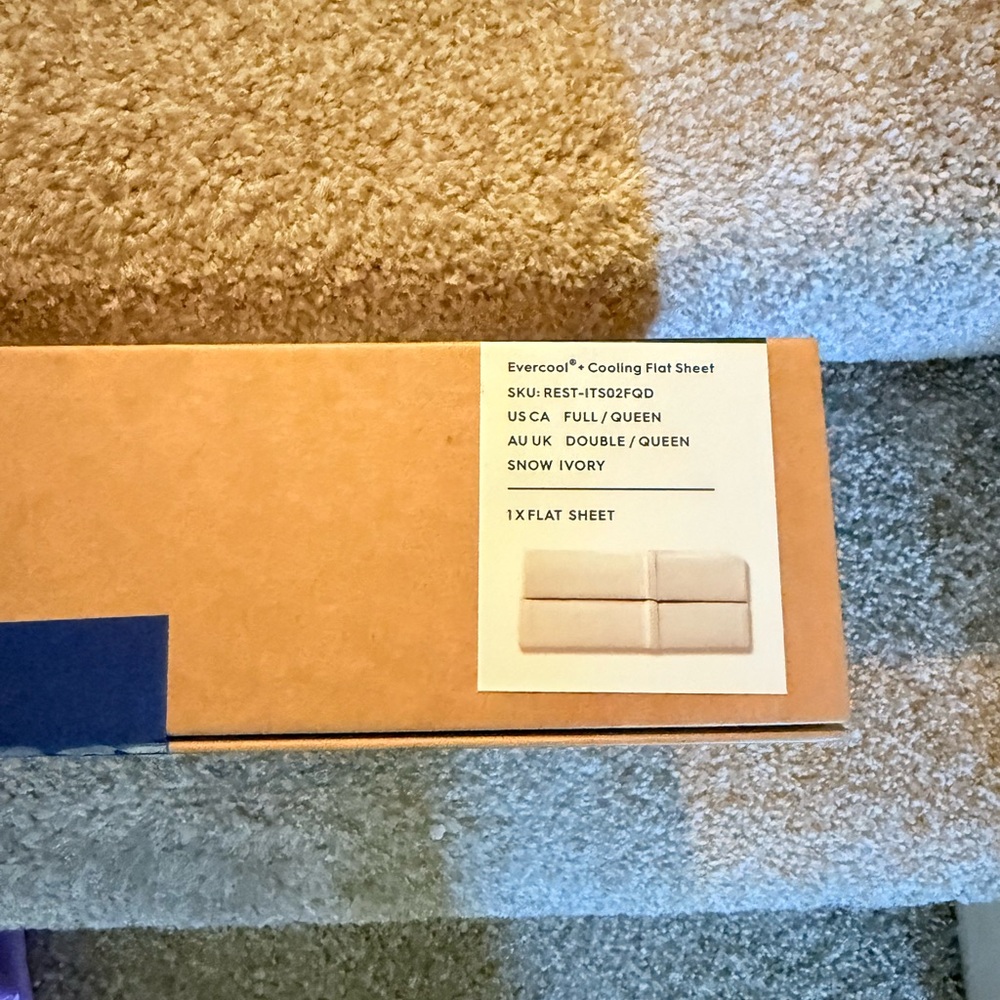 Unopened Rest EVERCOOL flat sheets - Picture 2 of 2